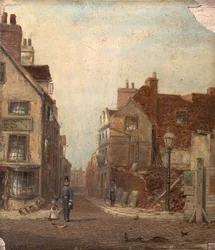 Sheep Lane, Nottingham, ca. 1885